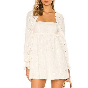 Lovers + Friends White Mini Dress